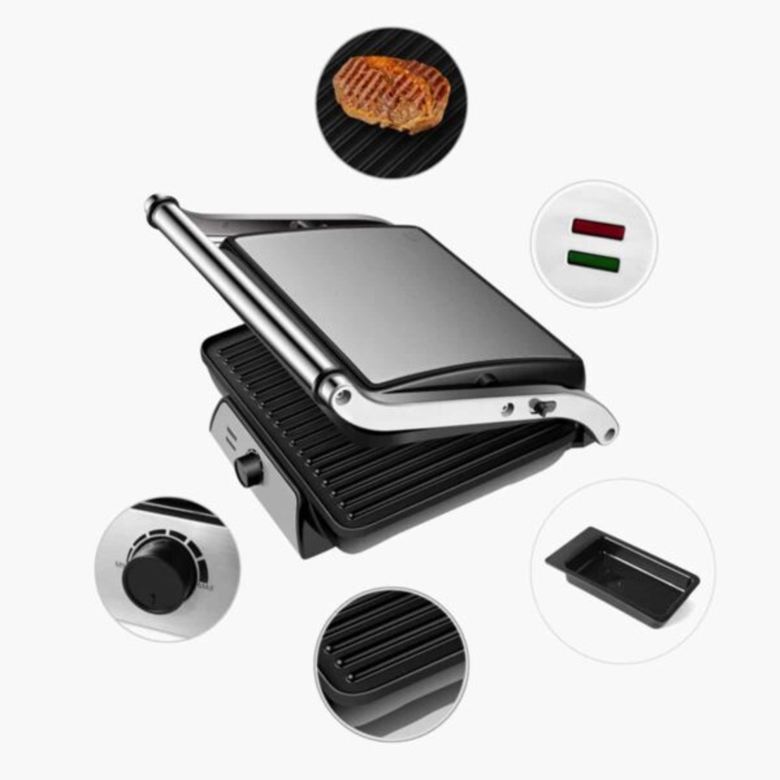 טוסטר סנדוויץ' BBQ דגם SM-209MAX נורמנדי Normande