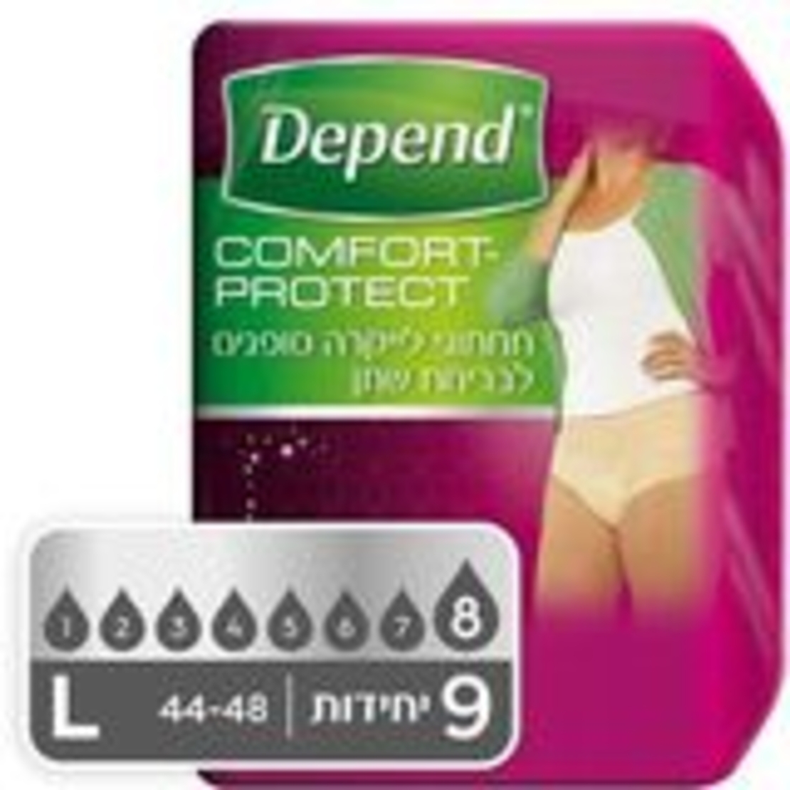 תחתון נשים comfort מידה L