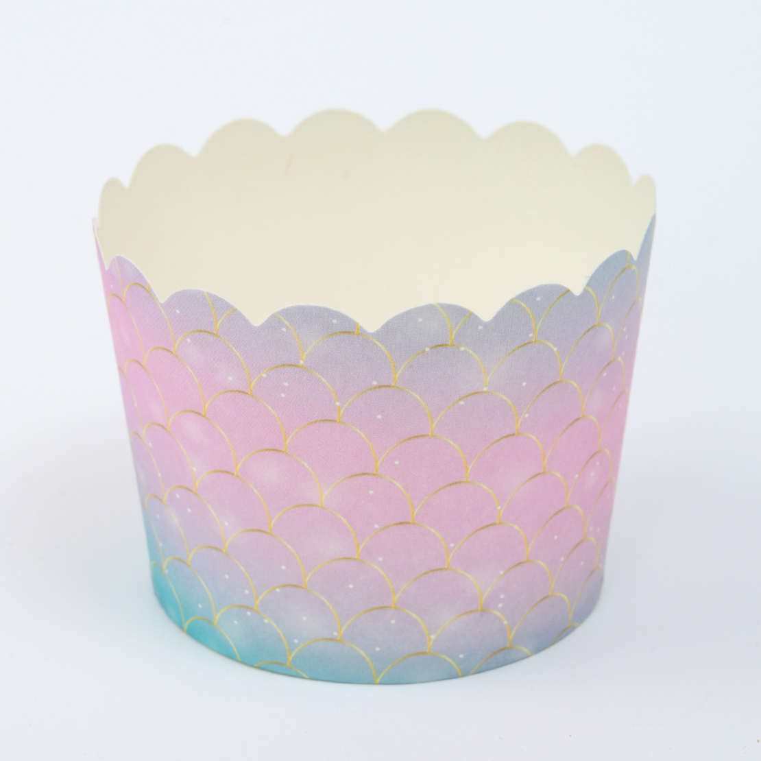 Mermaid Muffin Cups 50pcs