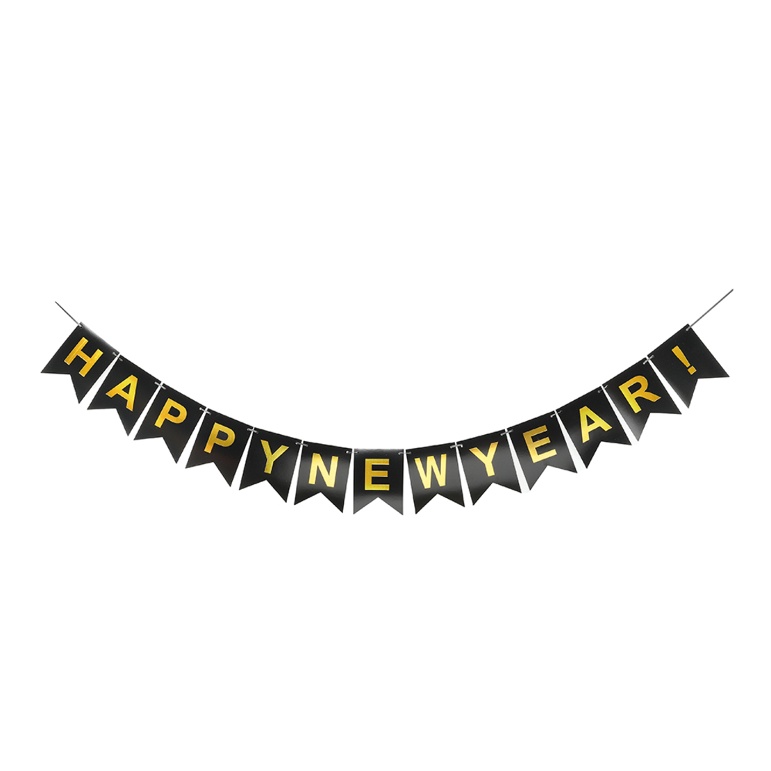 Happy new year letters flag banner - 5m