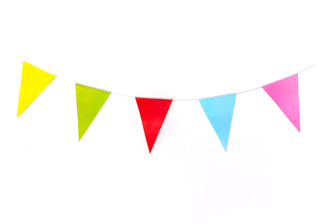 Flag banner - colorful mix