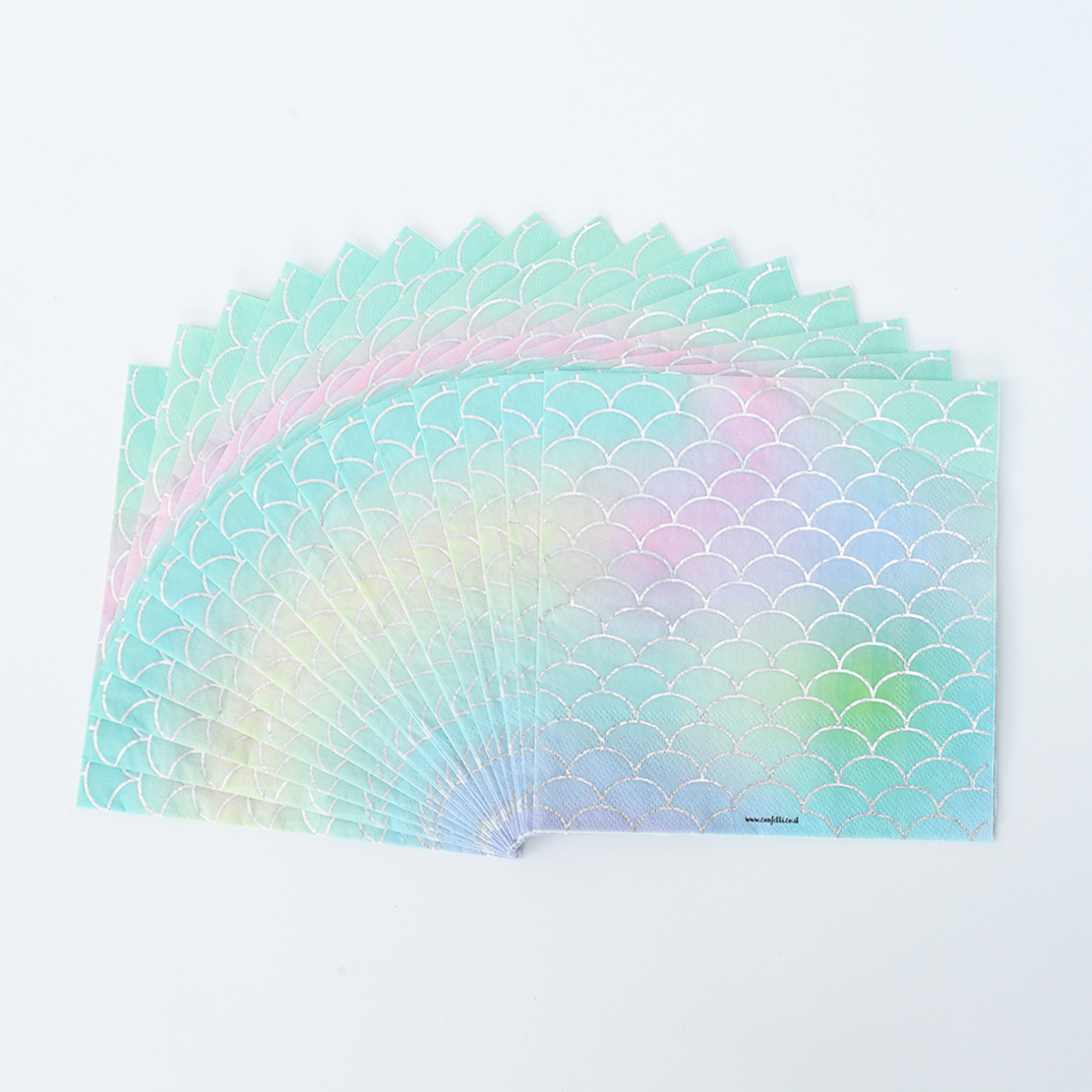 Mermaid Napkins 16pcs