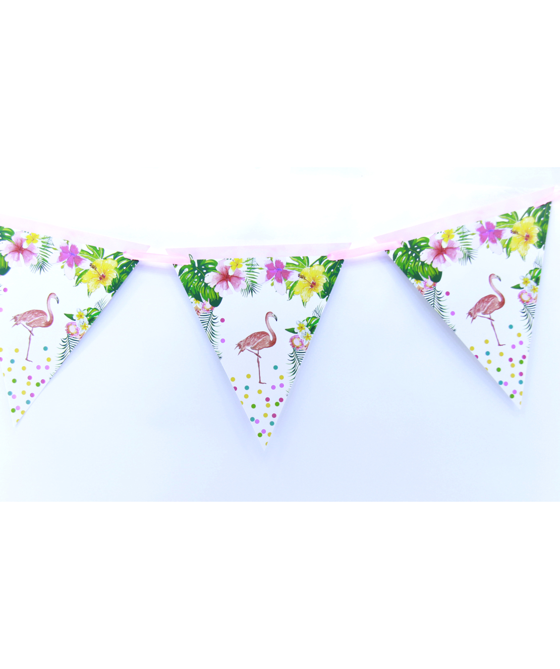 Flamingo flag banner