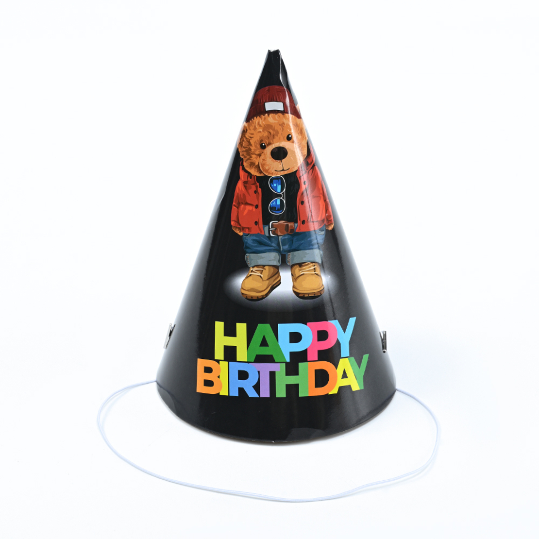 Paper hat - Teddy bear, 6 units