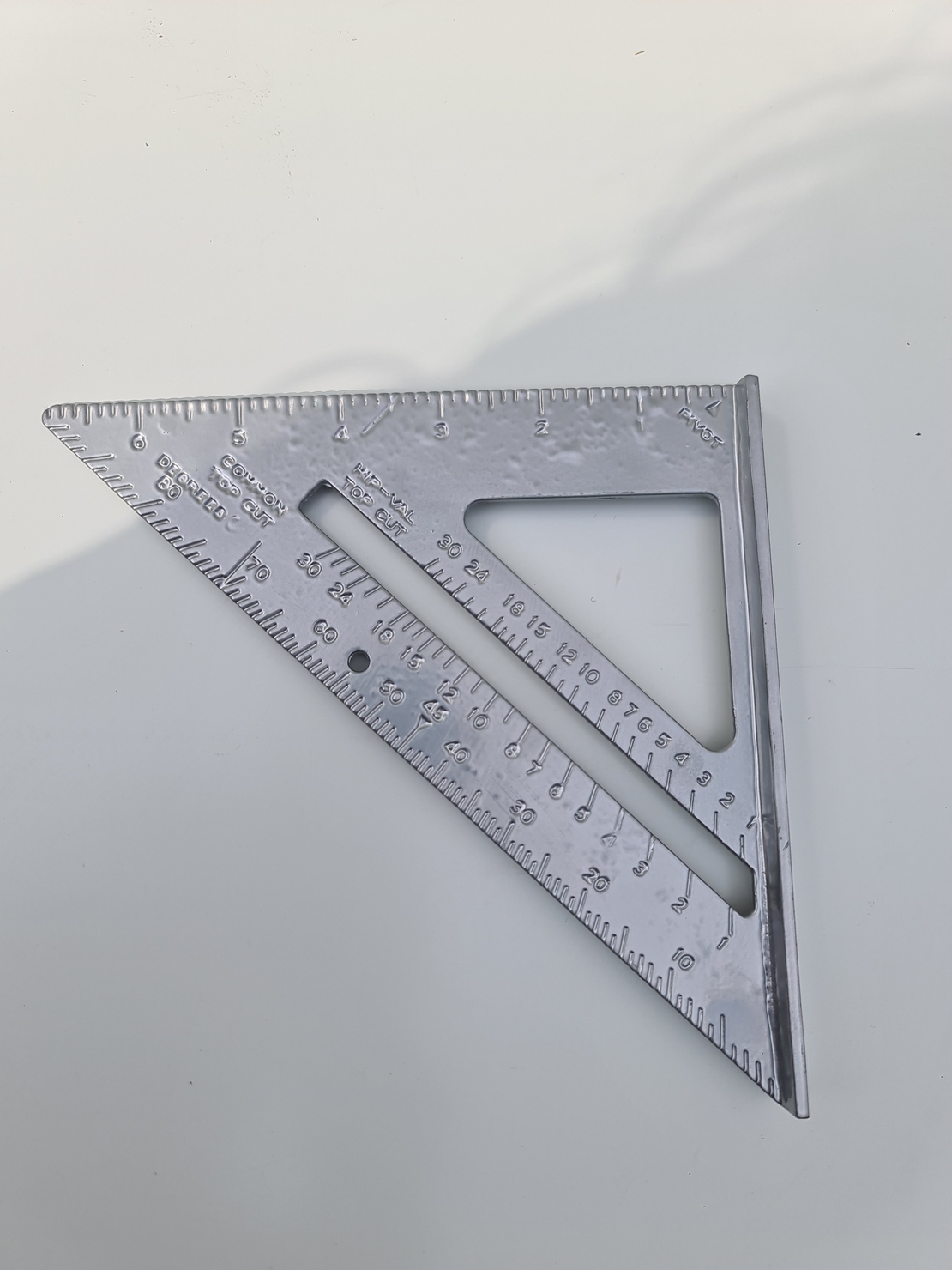 מד זוית רבוע מאלומיניום קטן