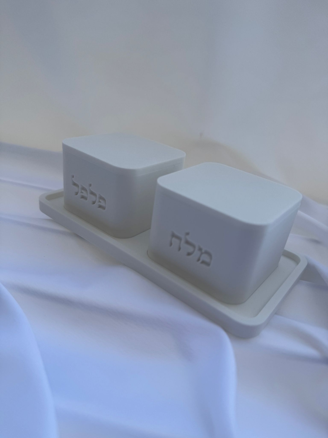 סט מלח פלפל מלבני