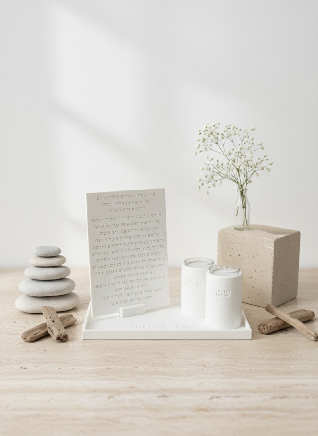 סט הדלקת נרות שבת