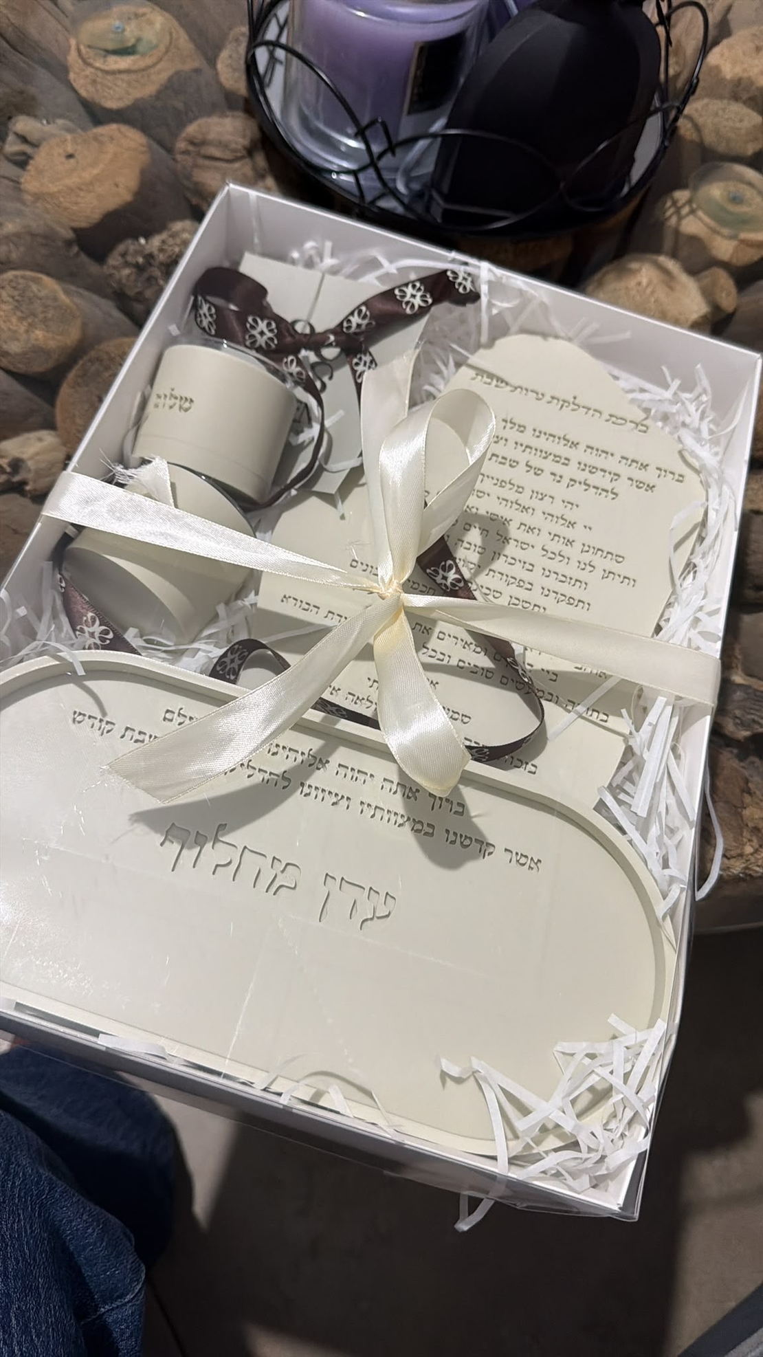 סט הדלקת נרות אליפסה