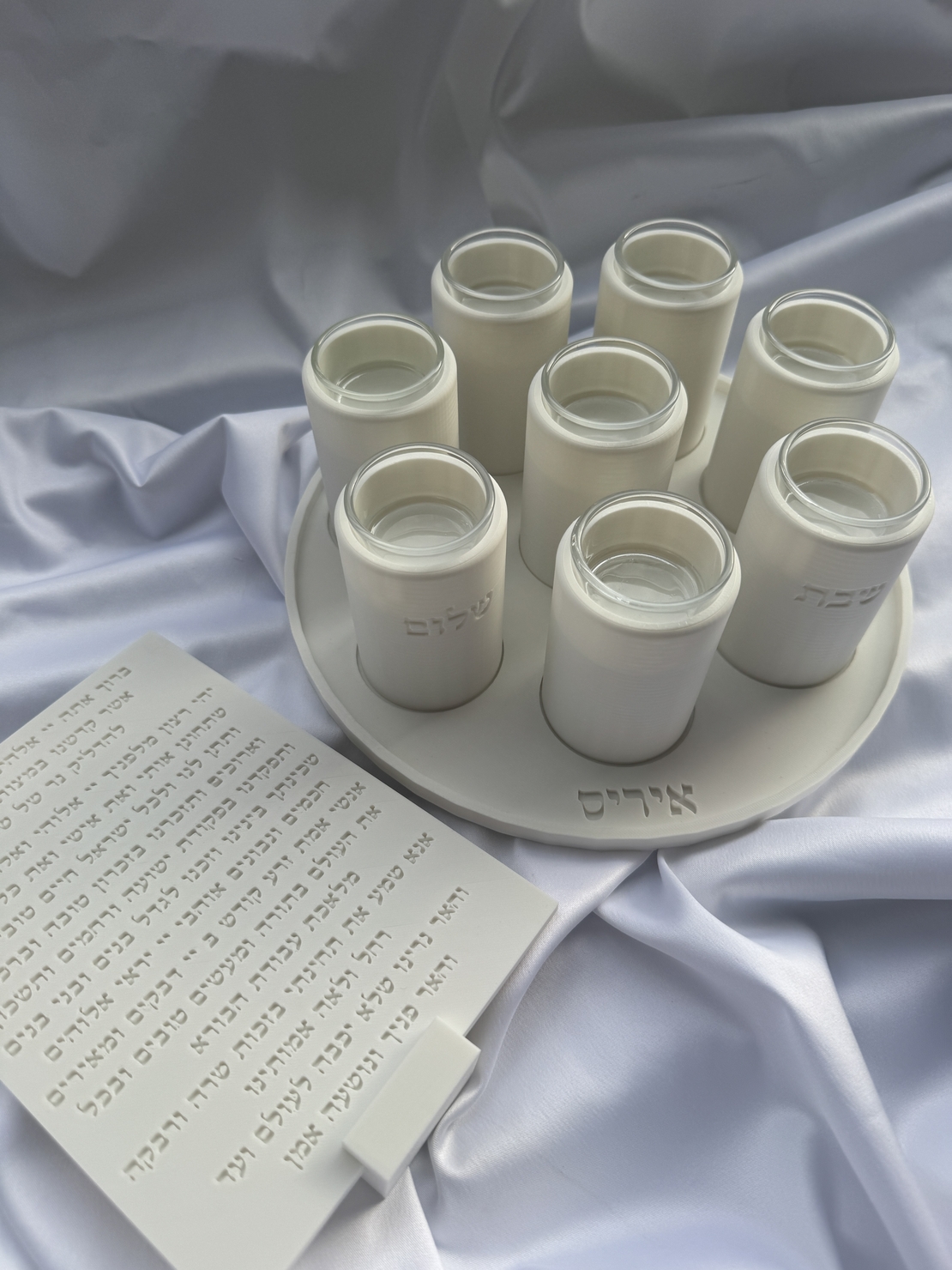 סט הדלקת נרות מוגדל - 8 פמוטים