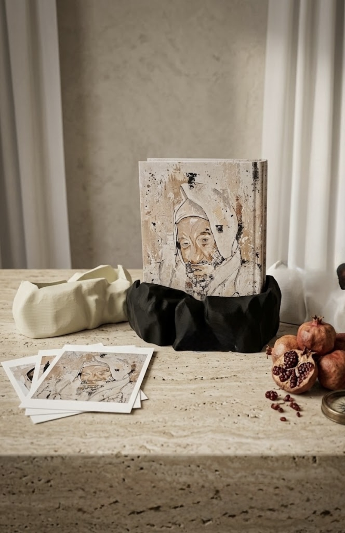 מעמד סידור עומד דמוי אבן