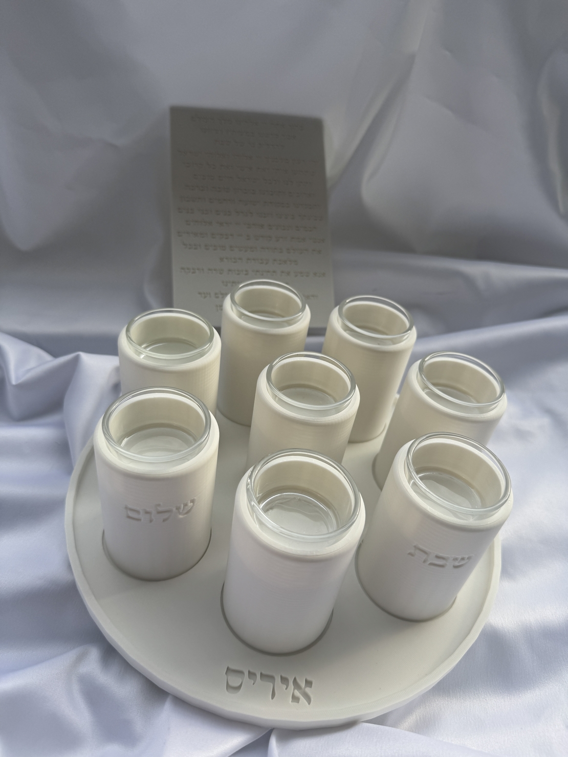 סט הדלקת נרות מוגדל - 8 פמוטים