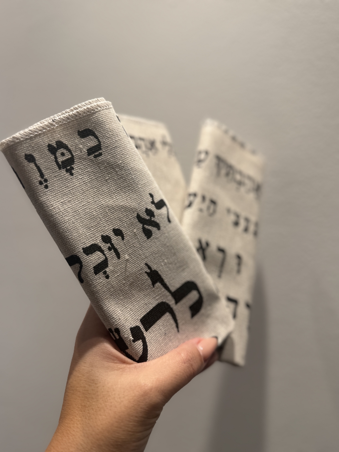 מפיות בד דגם ״שיר השירים״