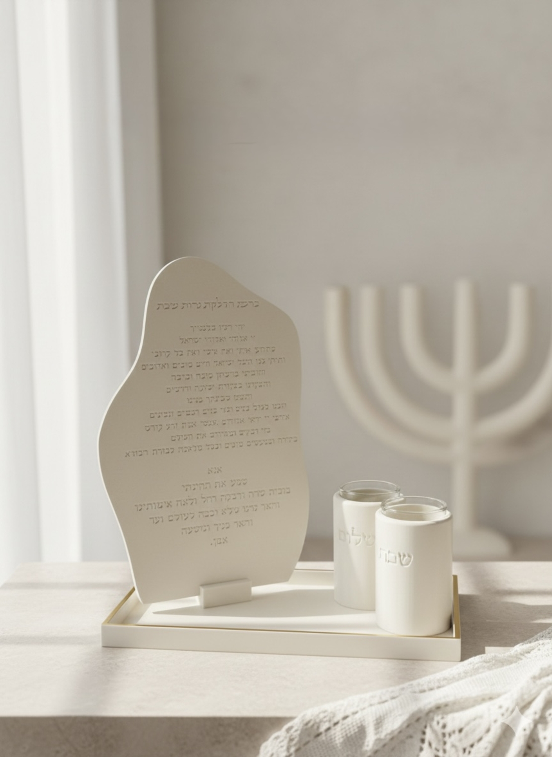 סט הדלקת נרות דגם פאר