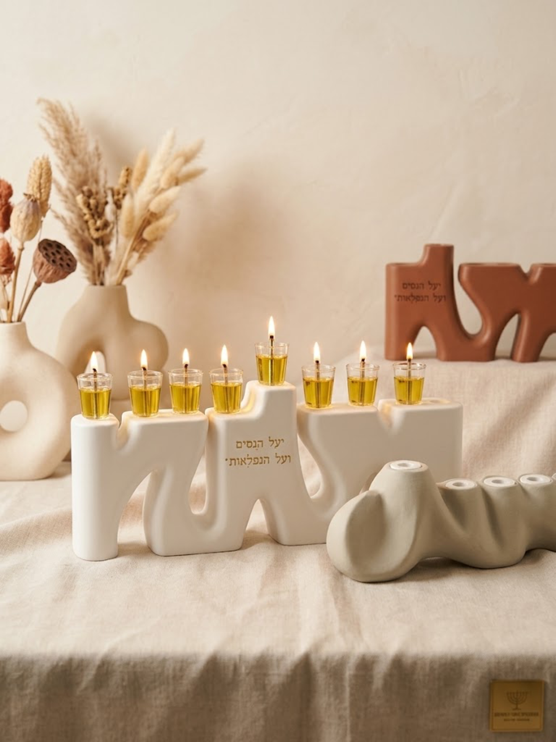חנוכיית סילואט