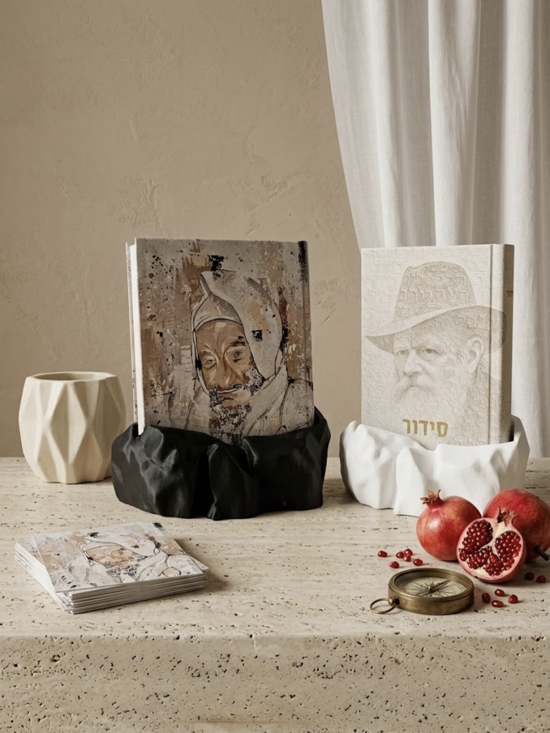 מעמד סידור עומד דמוי אבן