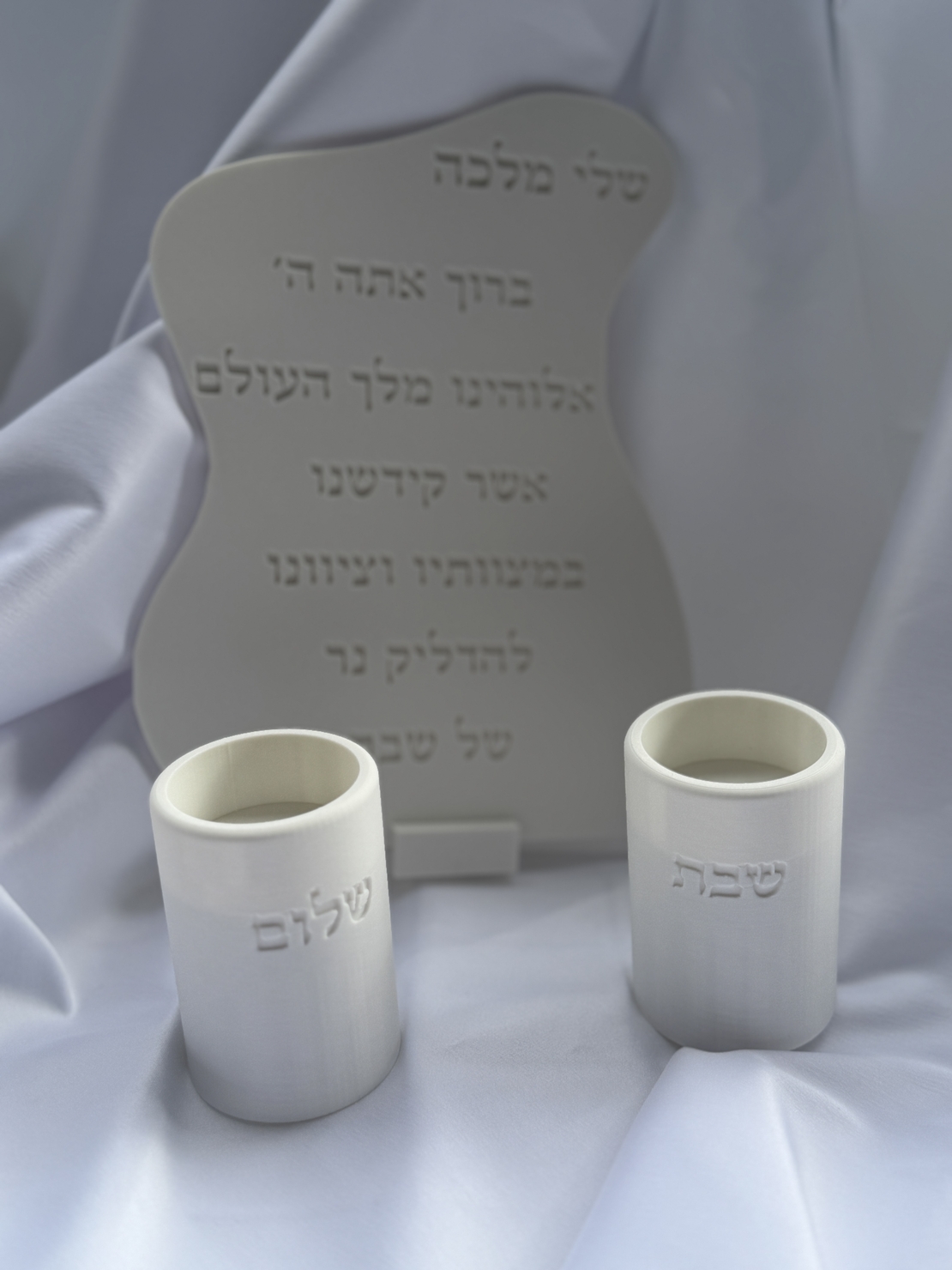 סט הדלקת נרות דגם גלים