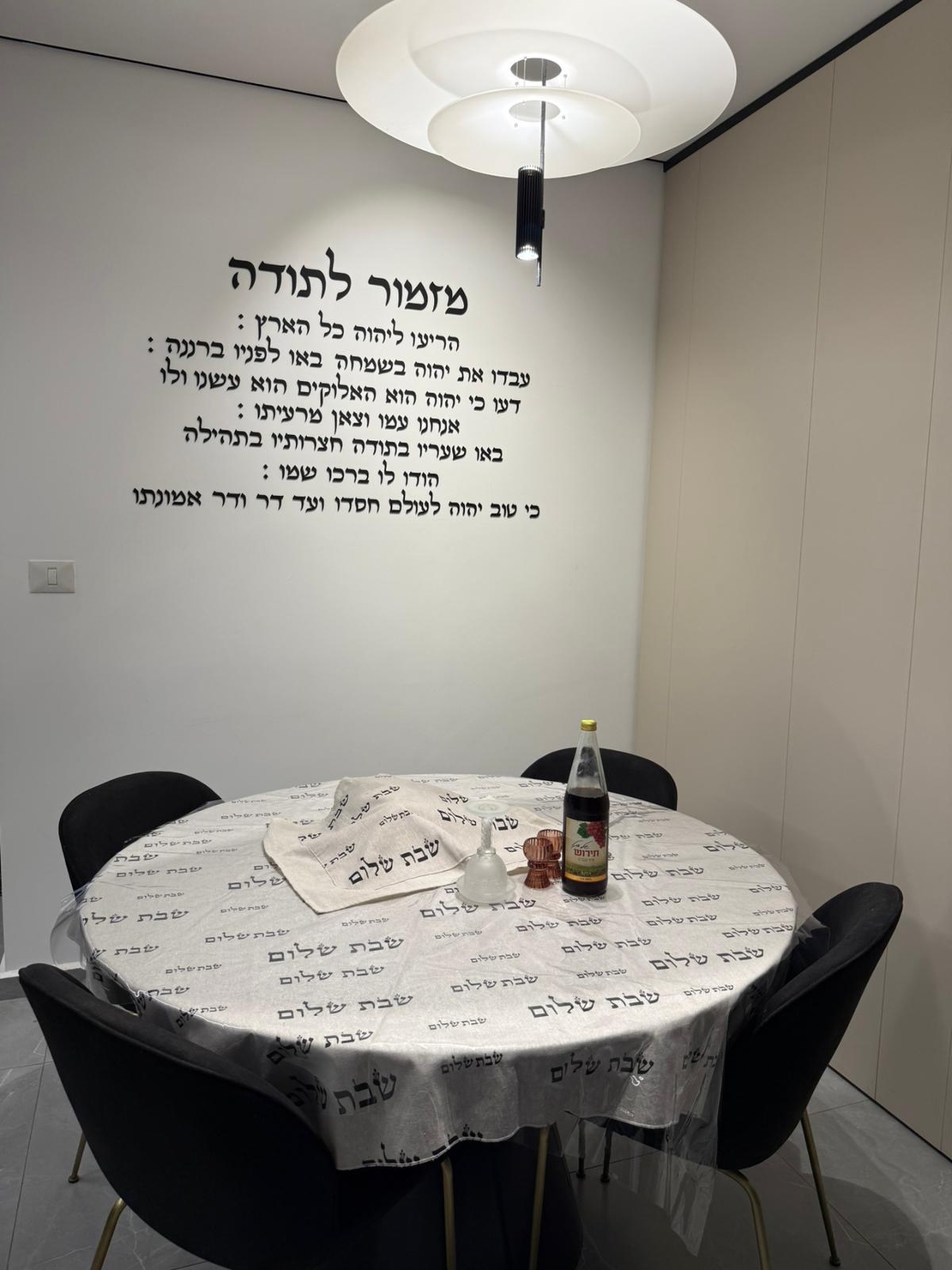 קיט אותיות מרחפות ״ מזמור לתודה ״