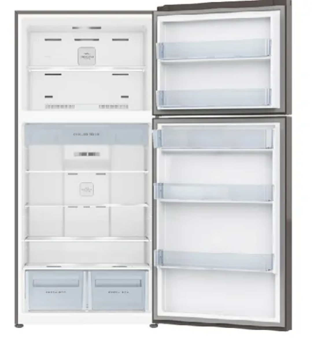 מקרר 2 דלתות מקפיא עליון 650 ליטר LUX-690 White לבן LUXOR NO FROST