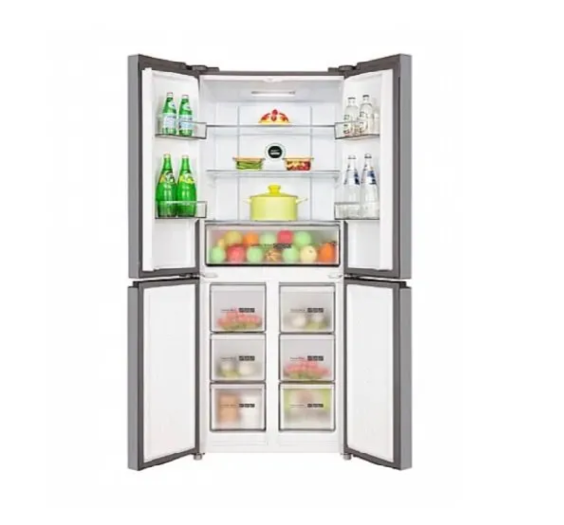 מקרר 4 דלתות 431 ליטר AI-460WE XA-EG אפור אלגנט AIWA