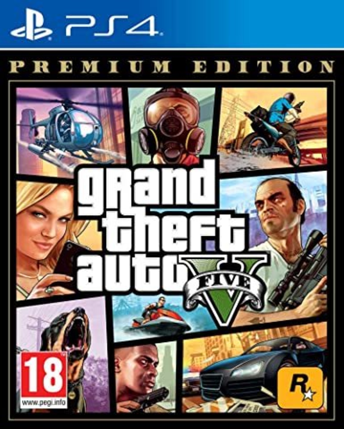 PS4 GTA 5 PREMIUM EDITION (GTA V) סוני