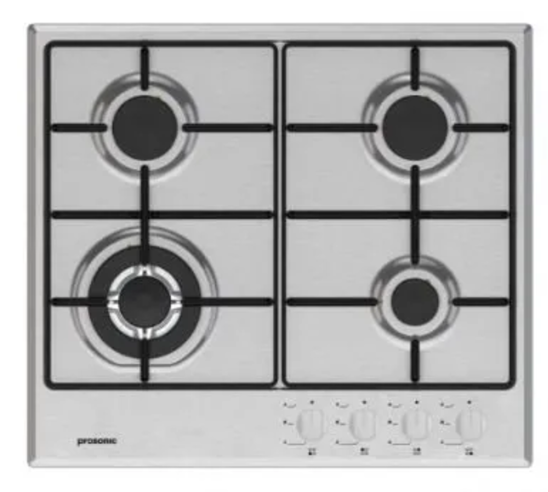 כיריים גז 4 להבות 60 ס”מ Prosonic PR 604 IX