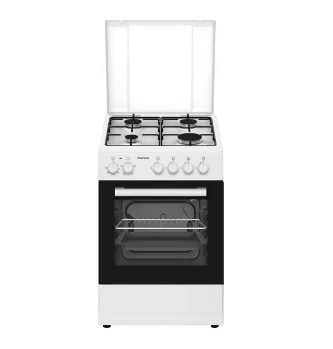 תנור משולב גז 50 פירלס PR 5005 WH לבן Peerless