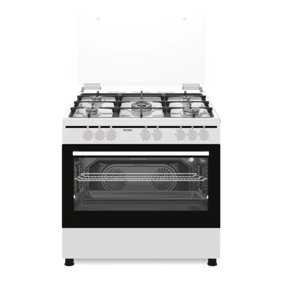 תנור משולב גז 90 פרימיום פירלס PR 9060WHT ST לבן