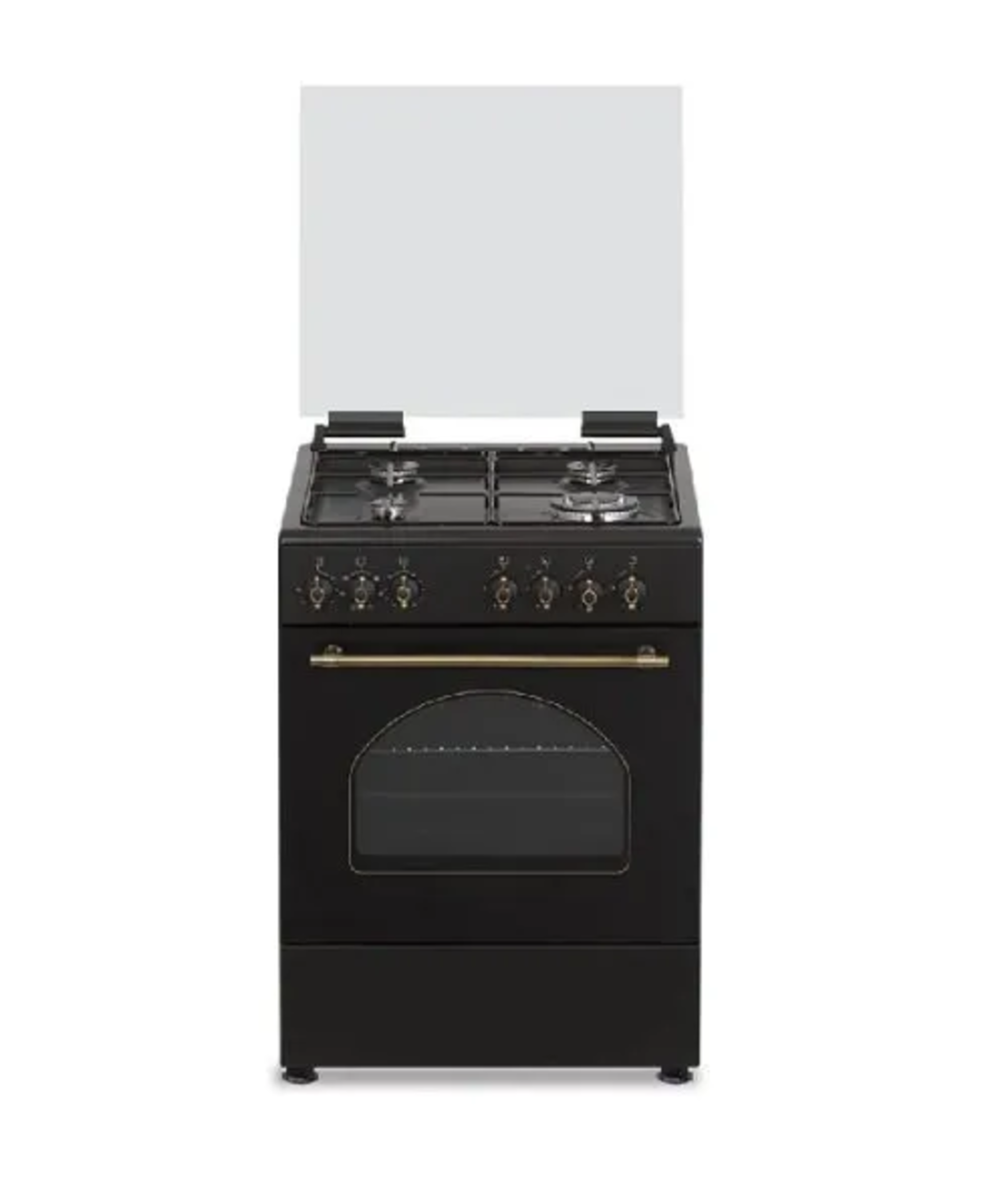 תנור משולב גז 60 רטרו פירלס PR 6060 R BLK ST שחור Peerless