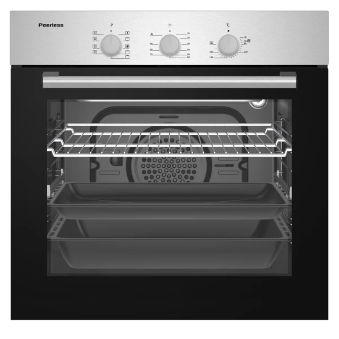 תנור בנוי 60 נירוסטה PR 8500 IX TRB פירלס Peerless