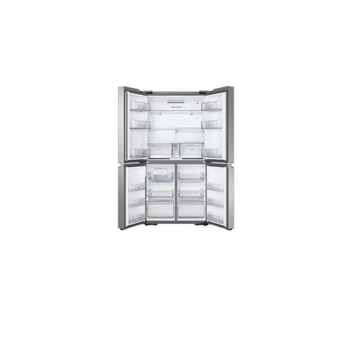 מקרר 4 דלתות 698 ליטר פלטניום סמסונג RF65A90TESL