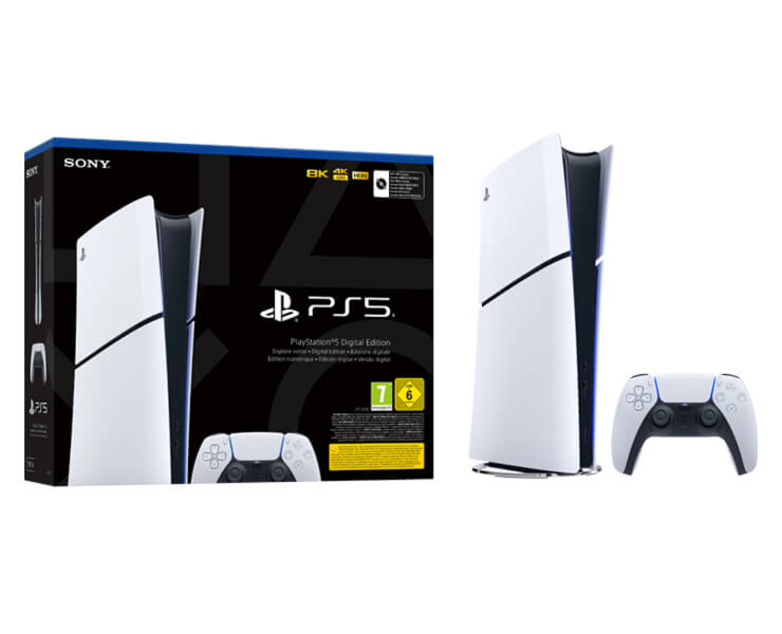 קונסולה Sony PlayStation 5 Slim Digital Edition- מהדורה דיגיטאלית - אחריות יבואן רשמי לשנה ע