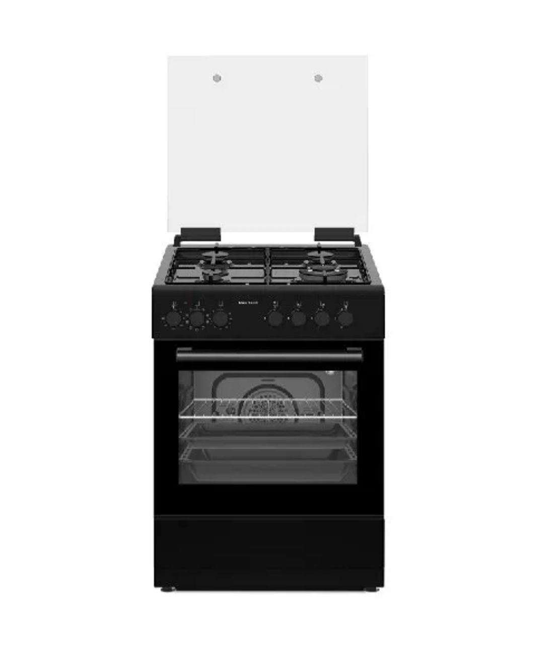תנור משולב גז 60 פירלס PR 6006 BL-SBF-TRB שחור Peerless