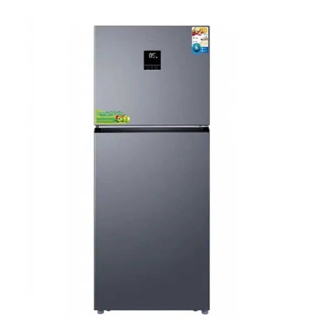 מקרר מקפיא עליון 538 ליטר LUX NF615EG אפור אלגנט LUXOR