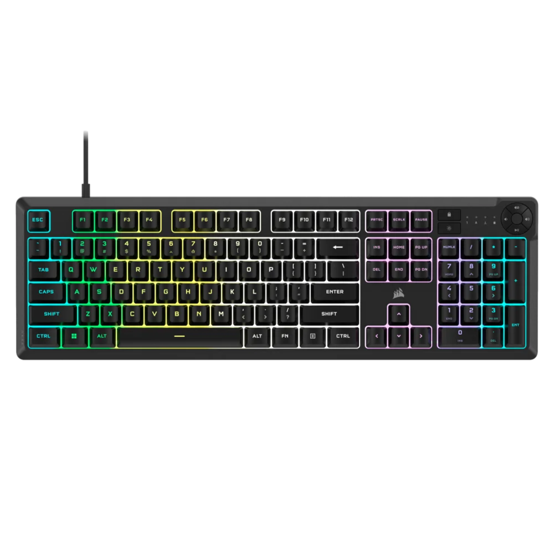 מקלדת גיימינג CORSAIR K55 CORE RGB