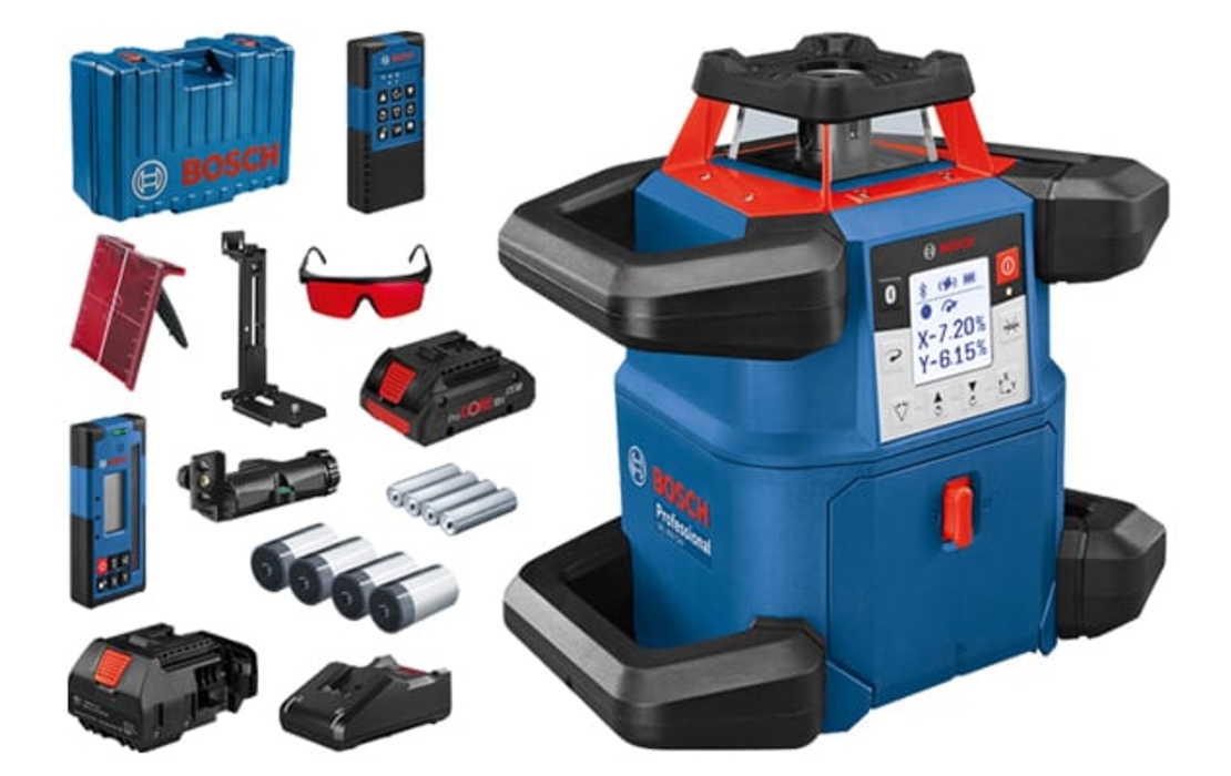 פלס לייזר מסתובב בוש BOSCH GRL 600 CHV