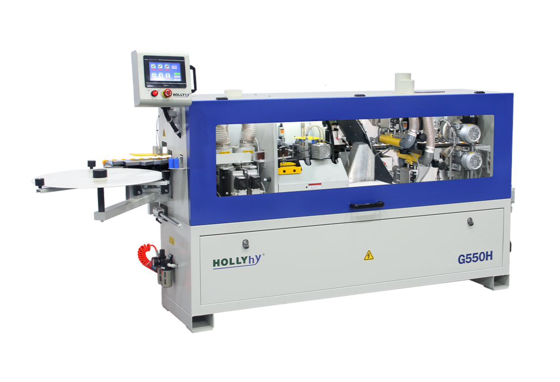 HOLLY -G550H מכונת קנטים תעשייתית, כולל כרסום מקדים וציקלינות לגימור מושלם