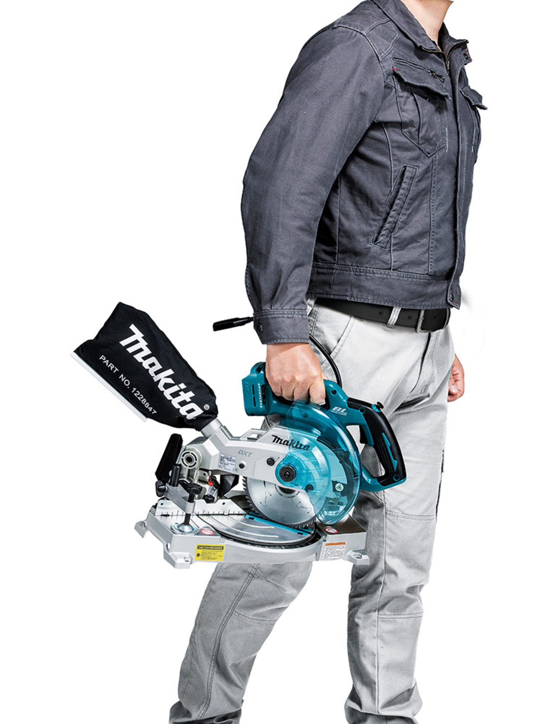 גוף מסור גרונג נטען 18V עם לייזר MAKITA DLS600Z מקיטה