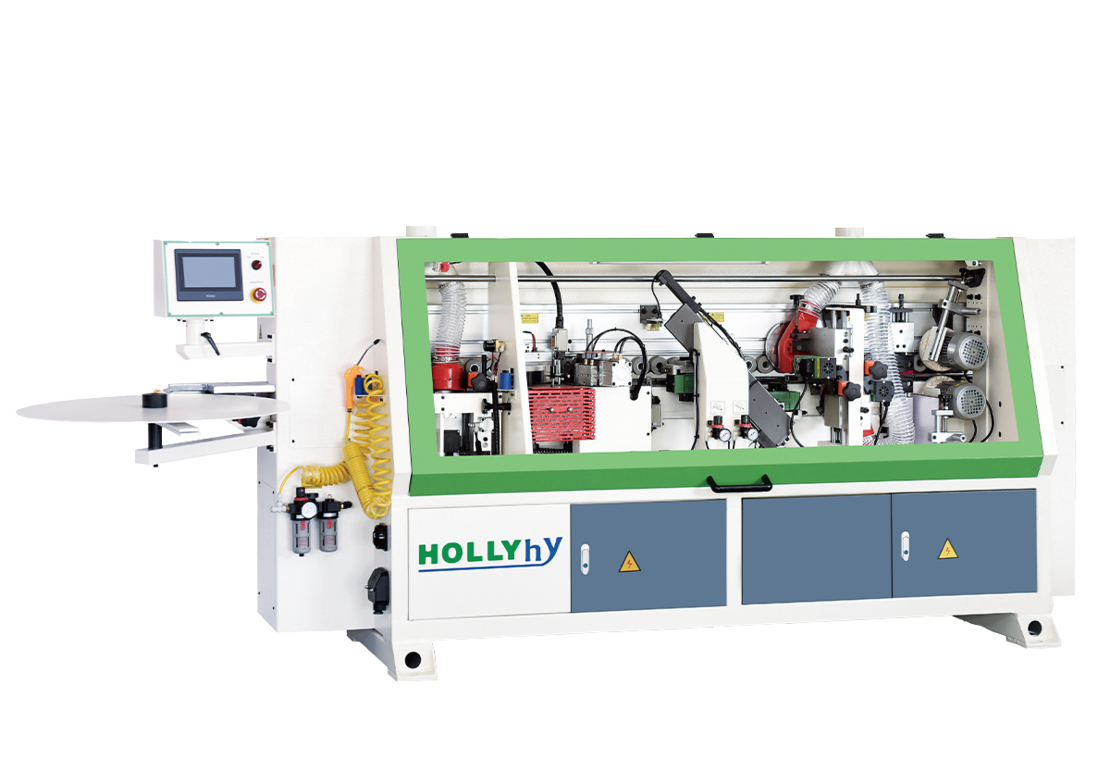 HOLLY - HY260J מכונת קנטים תעשייתית, כולל כרסום מקדים, תפיסת מכונה מחושבת, תכנון מפורט להפליא ותיאום מושלם של הרכיבים הבודדים כדי להבטיח גימור מושלם.