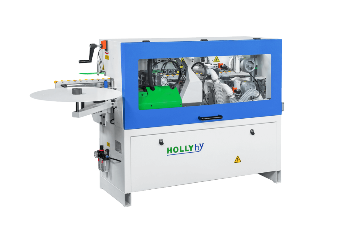 HOLLY- HY35ZP מכונת קנטים עם עיצוב מבנה קומפקטי ותפיסת מכונה מחושבת, תכנון מפורט להפליא ותיאום מושלם של הרכיבים הבודדים כדי להבטיח גימור מושלם.