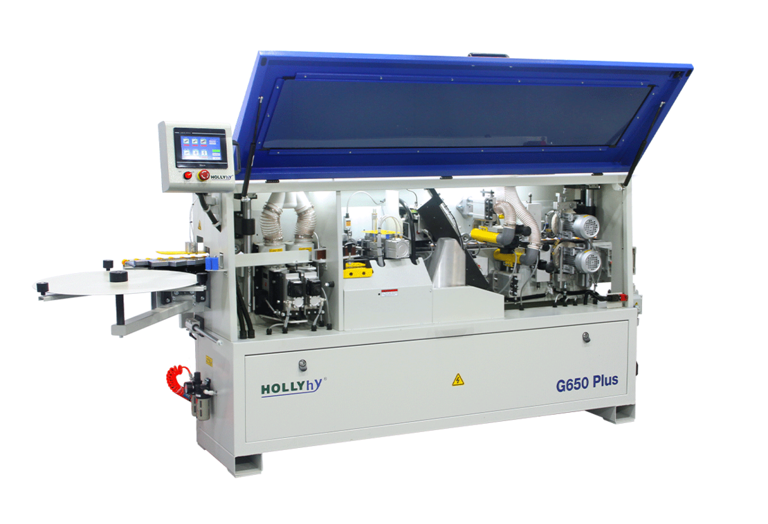 HOLLY - G650 PLUS, מכונת קנטים תעשייתית, כולל כרסום מקדים וציקלינות לגימור מושלם