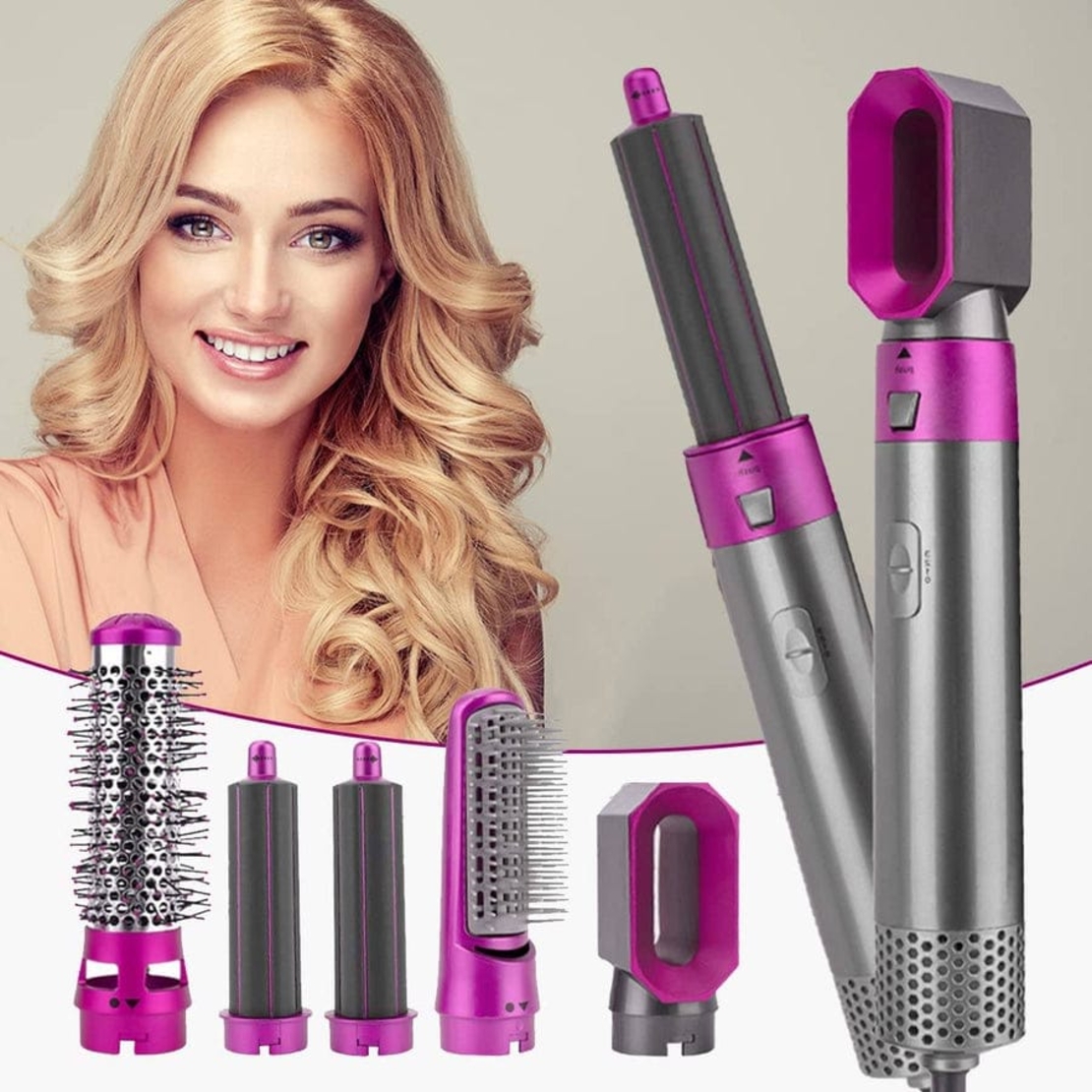 מייבש שיער חשמלי בעל 5 ראשים מתחלפים XSZ10-ST ריטר RITTER