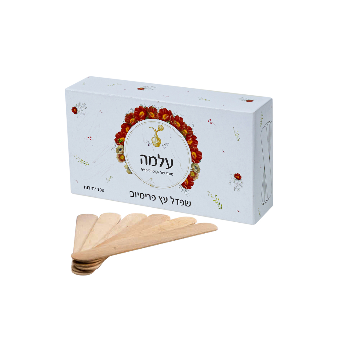 שפדל עץ רחב “עלמה” 100 יח'