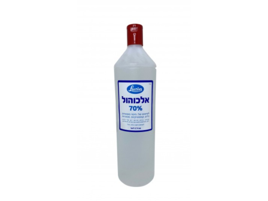 אלכוהול 70% 1 ליטר