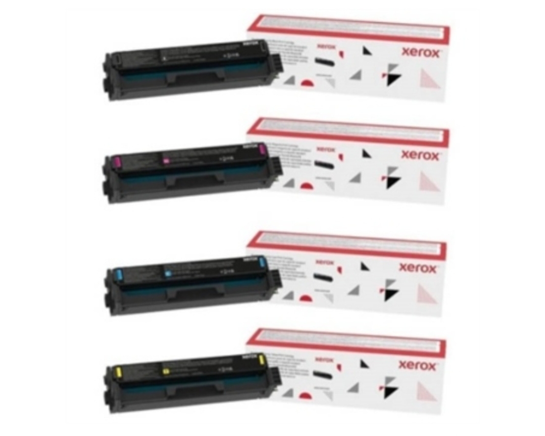 סט-טונרים-אדום-צהוב-כחול-ושחור-מקורי-זירוקס-3000-דף-xerox-c235-c230 -
