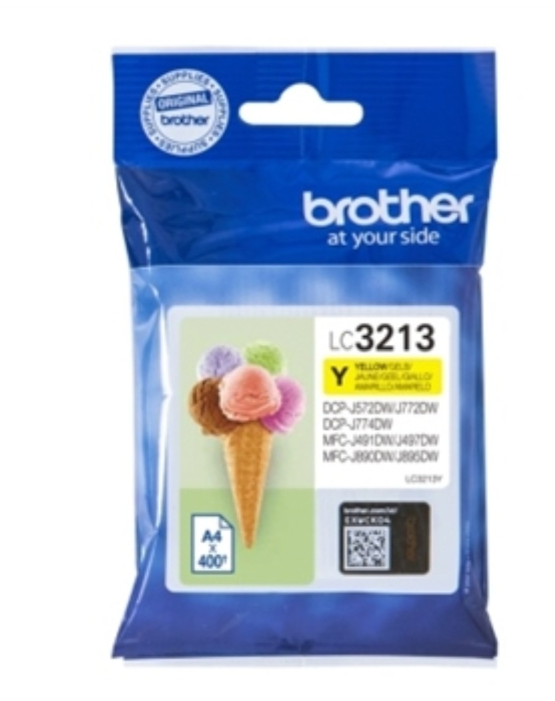 דיו צהוב מקורי למדפסת ברדר  BROTHER LC3213Y