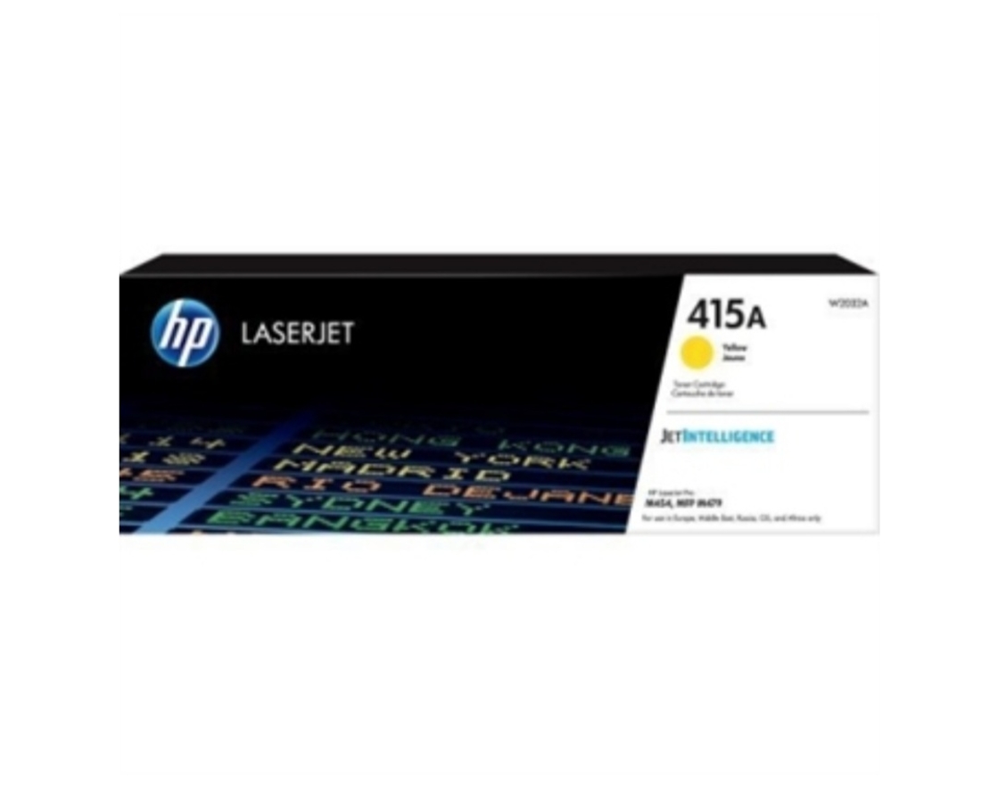 טונר צהוב מקורי למדפסת עד 2100 דף HP 415AY