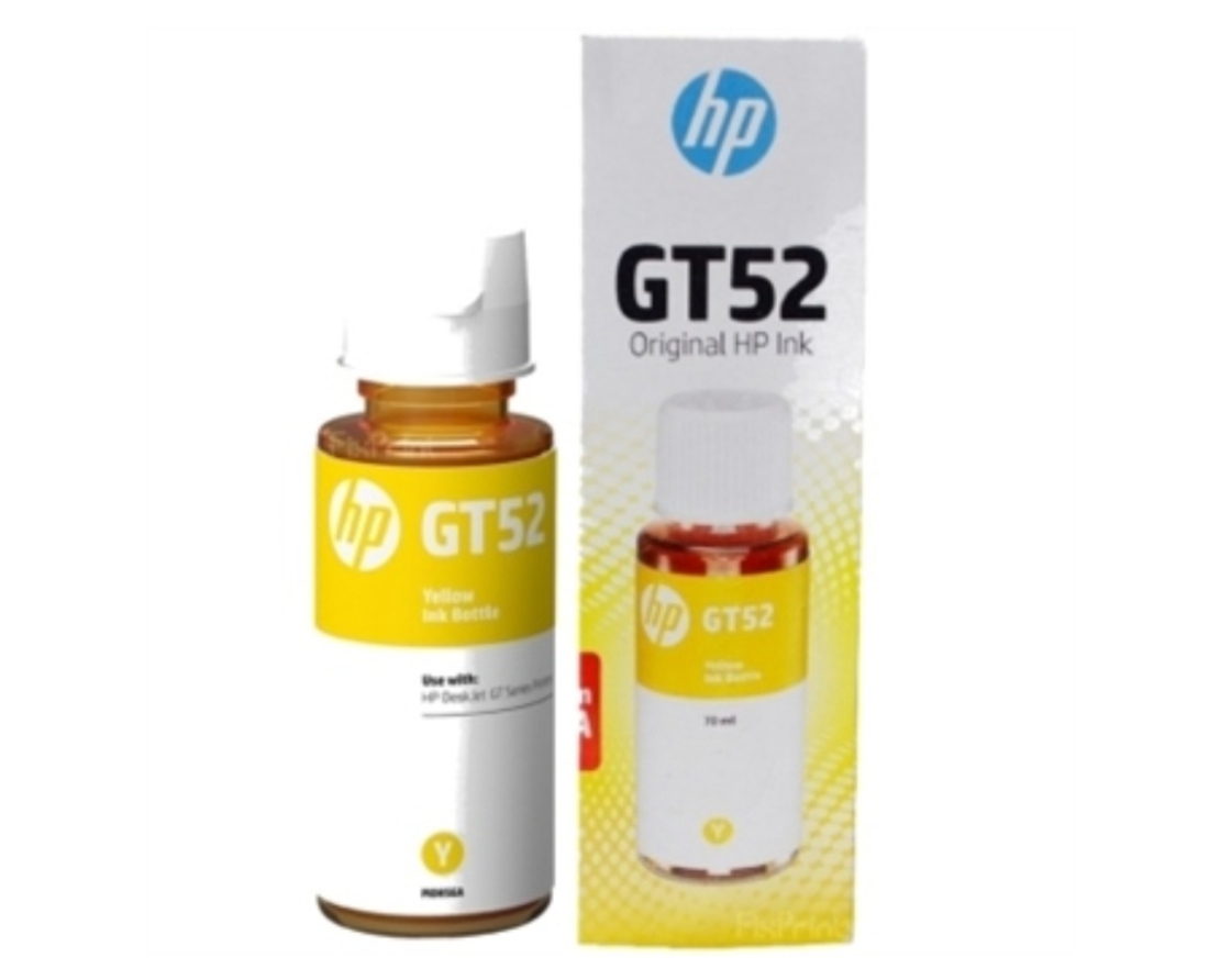 דיו צהוב מקורי למדפסת HP GT52 MOH56AE