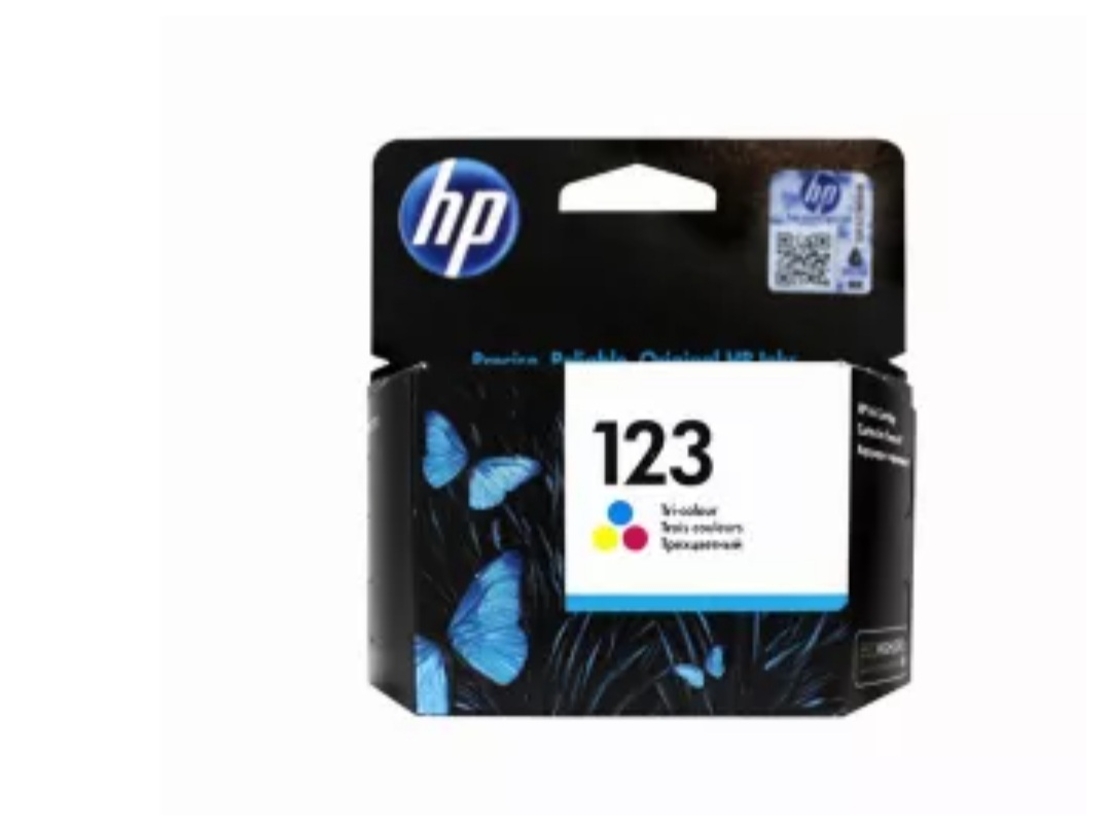 דיו צבעוני מקורי למדפסת HP123 F6V16AE
