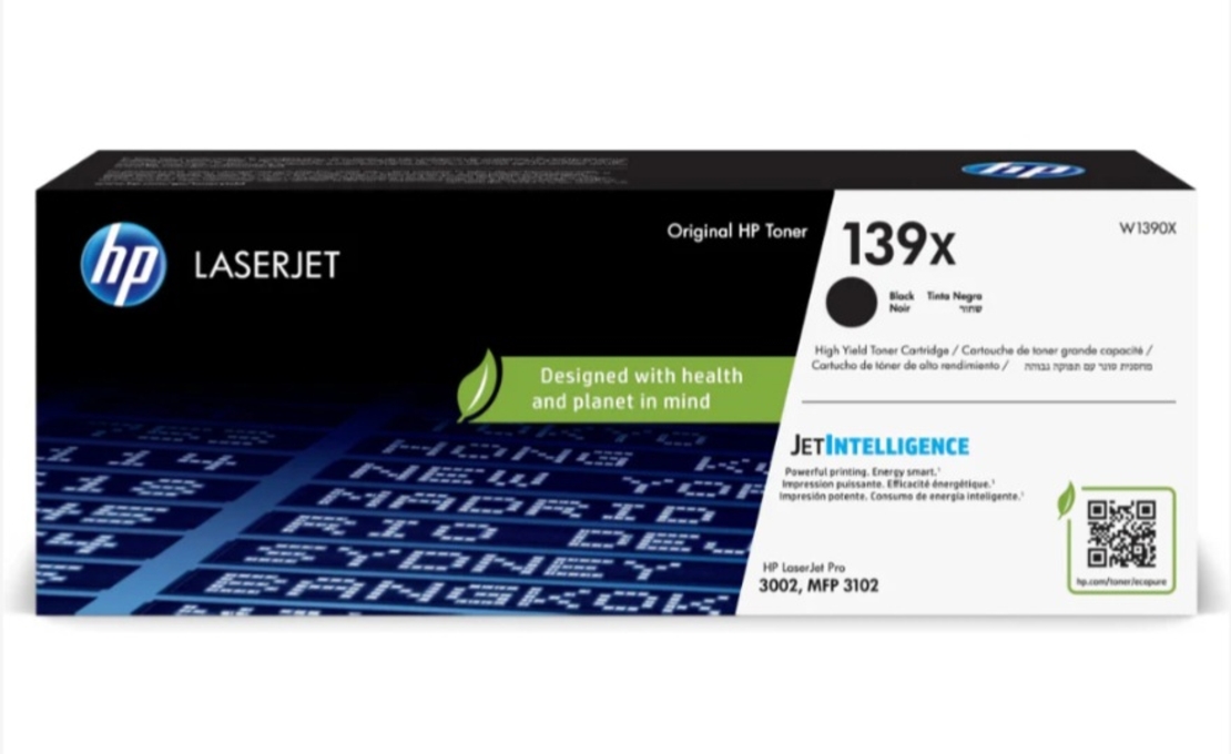טונר-שחור-מקורי למדפסת-עד 4000דף- HP W1390X -139X
