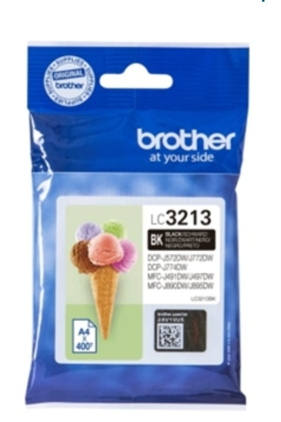 דיו שחור מקורי למדפסת ברדר  BROTHER LC3213BK